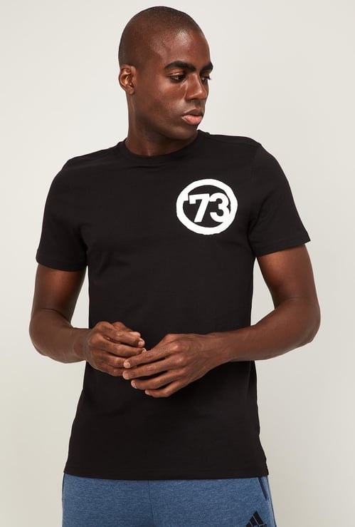 PUMA Men Printed Crew Neck T-shirt