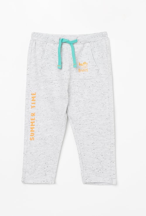 JUNIORS Boys Textured Regular Fit Track Pants