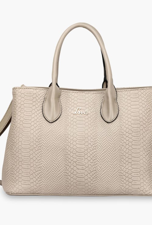 LAVIE Women Textured Zip-Closure Handbag