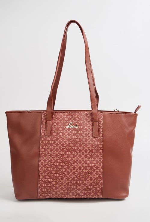 LAVIE Women Printed Zip-Closure Tote Bag