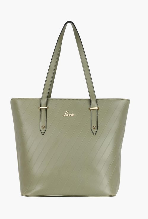 LAVIE Women Striped Tote Handbag