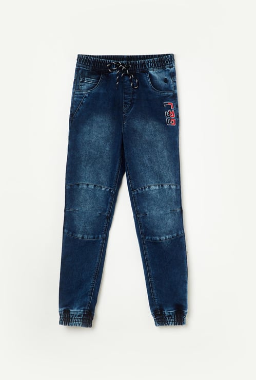 GINI & JONY Boys Stonewashed Regular Fit Jeans