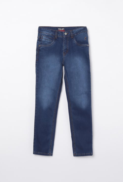 GINI & JONY Boys Washed Regular Fit Jeans