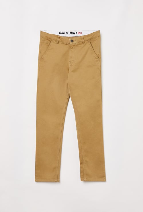 GINI & JONY Boys Solid Trousers