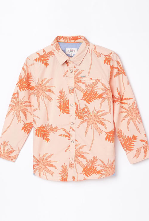 LEE COOPER JUNIORS Boys Printed Hawaiian Shirt