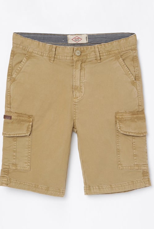 LEE COOPER JUNIORS Boys Solid Cargo Shorts