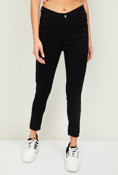 KRAUS Women Solid Super Skinny Fit Jeans