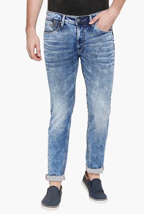 KILLER Men Stonewashed Skinny Fit Jeans