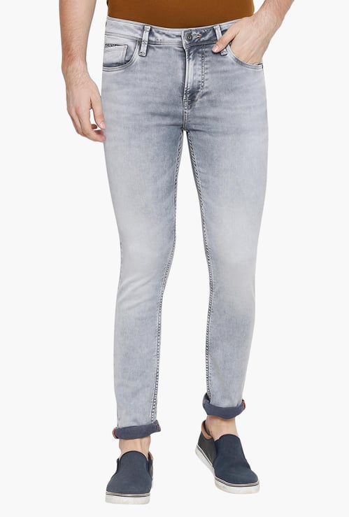 KILLER Men Stonewashed Skinny Fit Jeans