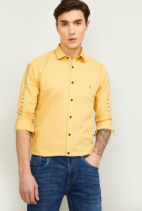 KILLER Men Placement Printed Slim Fit Casual Shirt