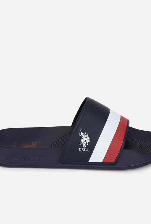 U.S. POLO ASSN. Men Striped Sliders