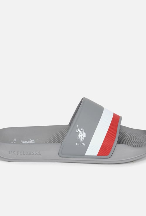U.S. POLO ASSN. Men Striped Sliders