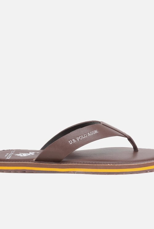 U.S. POLO ASSN. Men Printed Flip Flops
