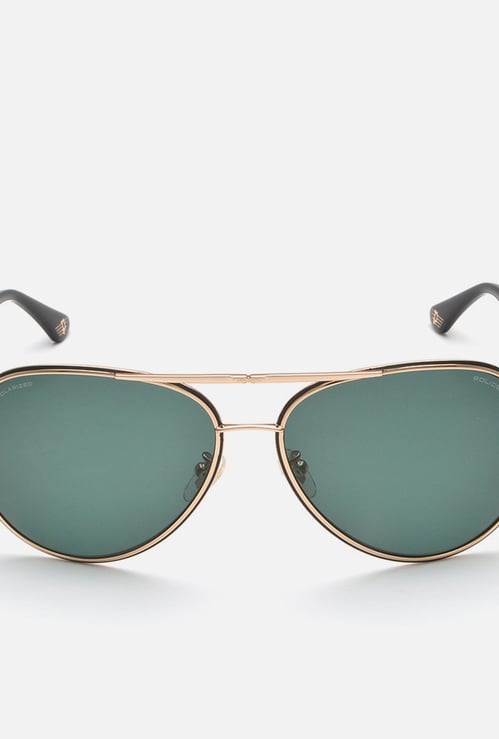 POLICE Men Solid Aviator Sunglasses- SPL966K62301P