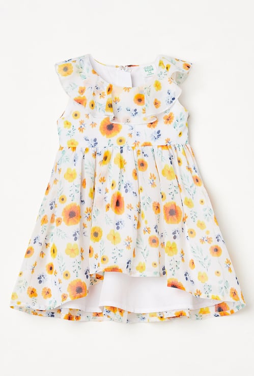 FS MINI KLUB Girls Floral Print A-Line Dress