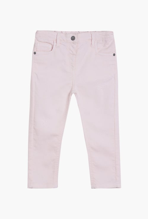 FS MINI KLUB Girls Light Washed Jeans