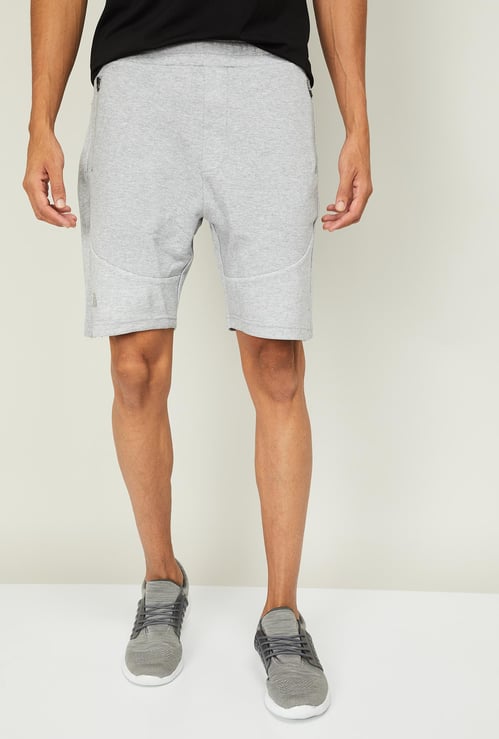 KAPPA Men Textured Elasticated Shorts