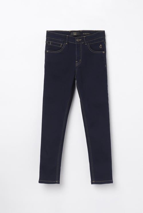 GINI & JONY Boys Solid Regular Fit Jeans