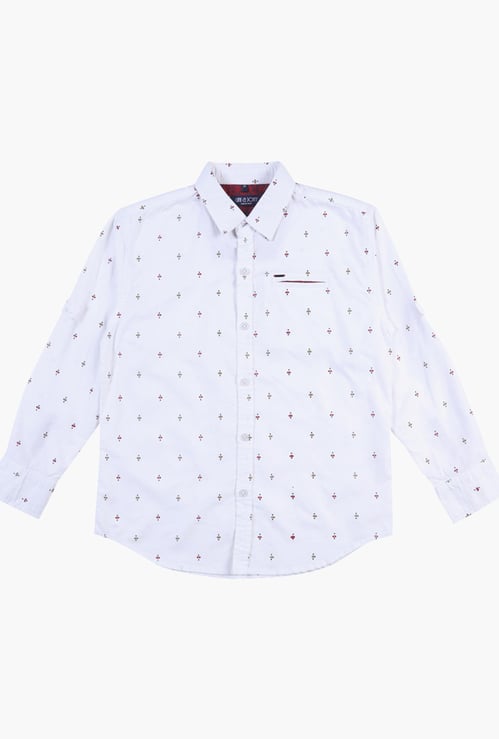 GINI & JONY Boys Printed Regular Fit Shirt