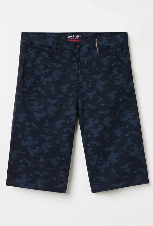 GINI & JONY Boys Printed Woven Shorts