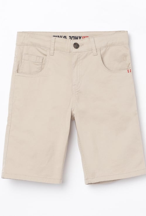 GINI & JONY Boys Solid Shorts