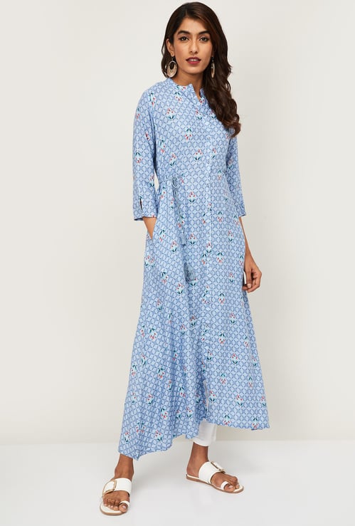 SPAN Women Printed Maxi Kurta