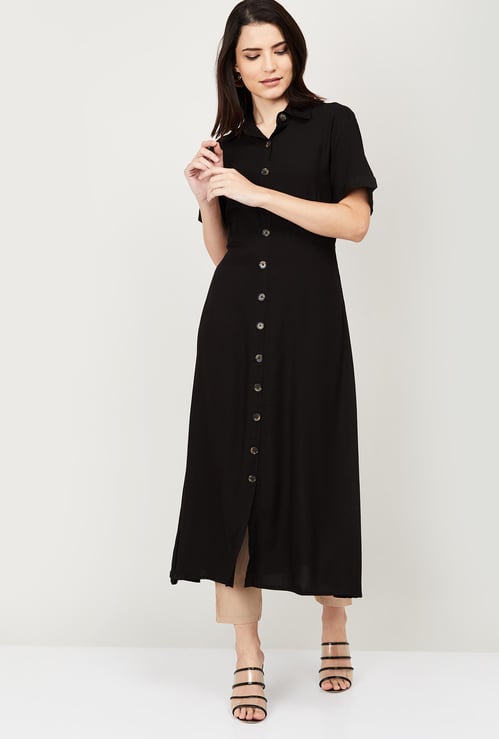 AMUKTI Women Solid A-Line Kurta
