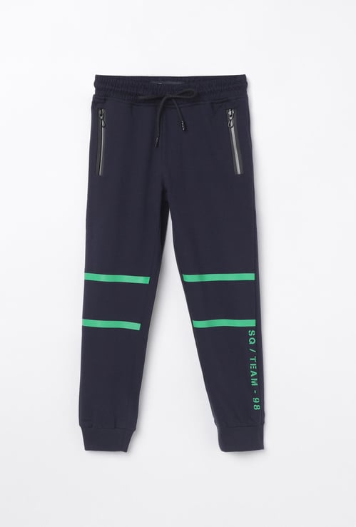 STATUS QUO Boys Printed Elasticated Joggers