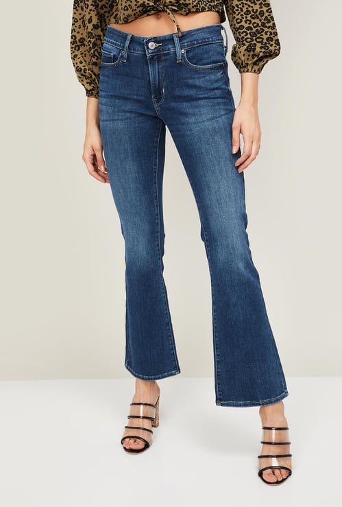 LEVI'S Women Stonewashed Relaxed Fit Bootcut Jeans