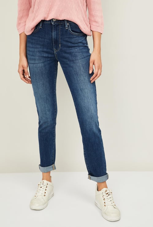 LEVI'S Women Stonewashed Skinny Fit Jeans