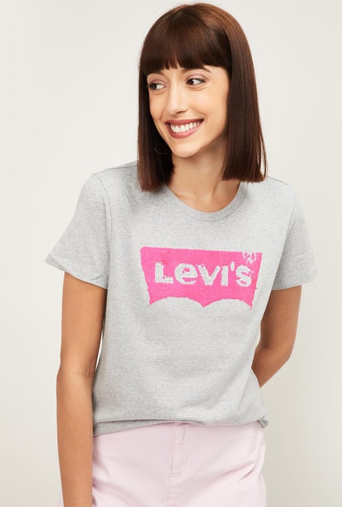 LEVI'S Women Printed Round Neck T-shirt