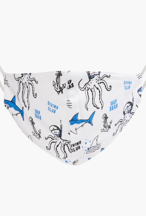 FAME FOREVER KIDS Girls Printed Face Mask