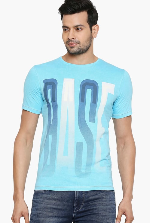 KILLER Men Printed Regular Fit Crew Neck T-shirt