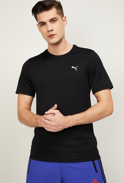 PUMA Men Solid Crew Neck  Sports T-shirt