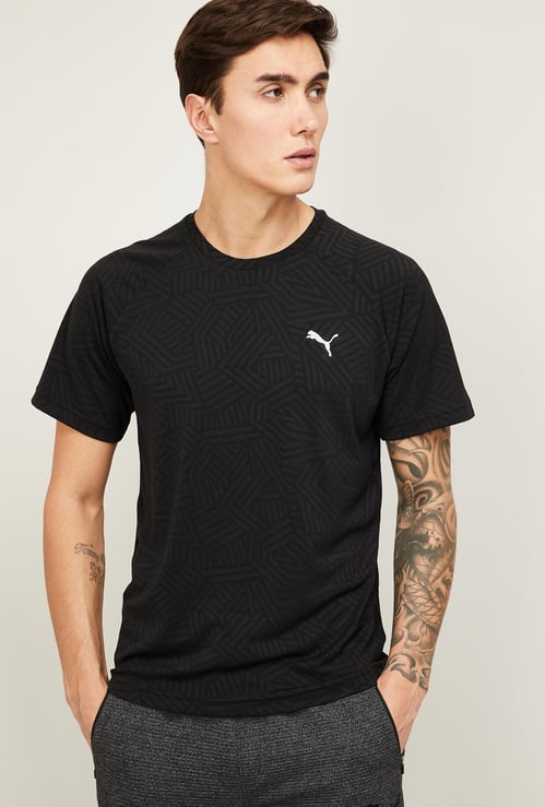 PUMA Men Solid Crew Neck Sports T-shirt