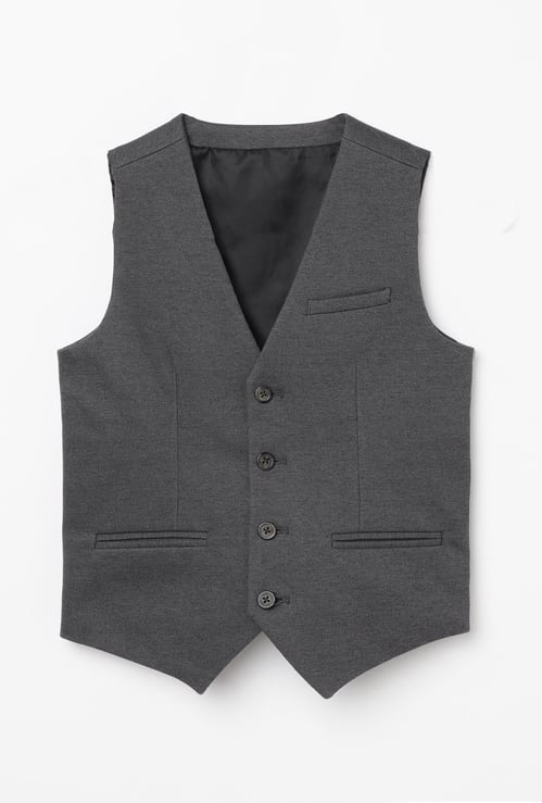 FAME FOREVER YOUNG Boys Solid Waistcoat