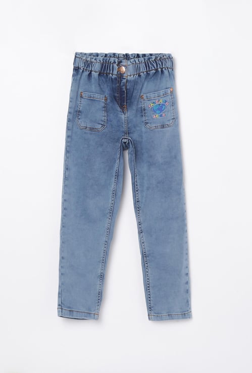 BOSSINI Girls Elasticated Skinny Fit Jeans