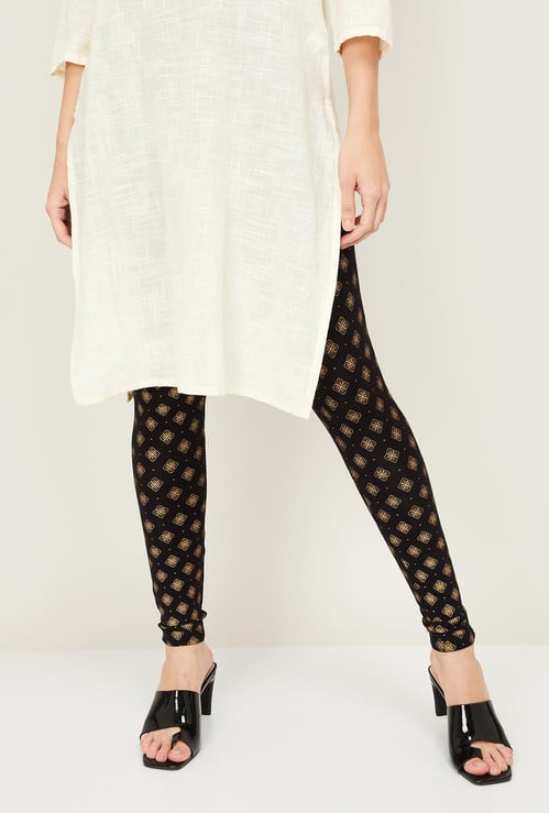 DE MOZA Women Printed Leggings