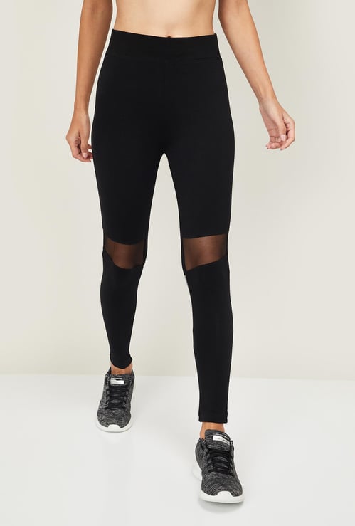 DE MOZA Women Mesh Detailed Tights