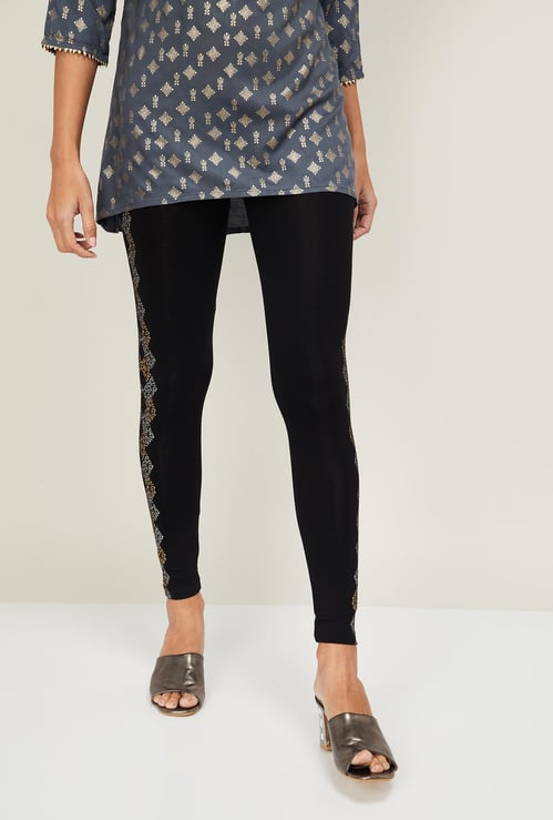 DE MOZA Women Printed Leggings