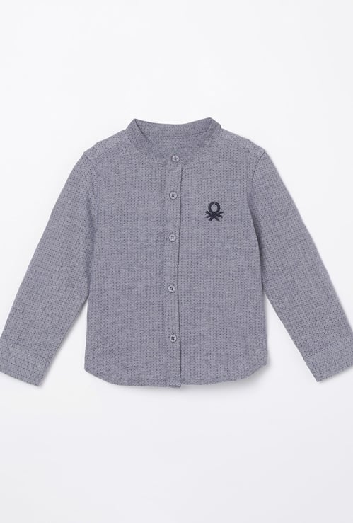 UNITED COLORS OF BENETTON Boys Textured Casual Shirt