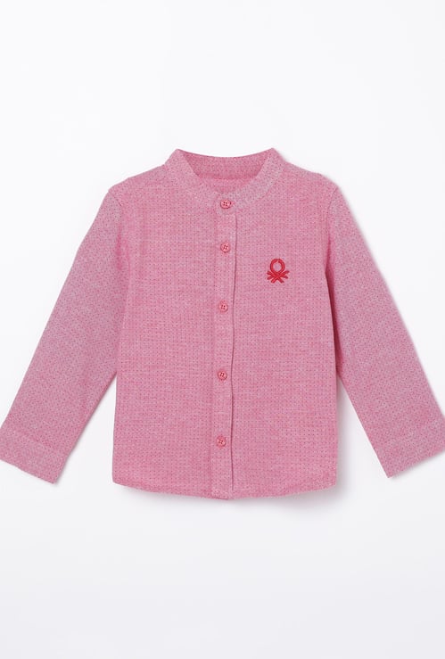 UNITED COLORS OF BENETTON Boys Textured Casual Shirt