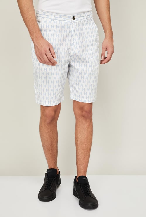 UNITED COLORS OF BENETTON Men Printed Woven Shorts
