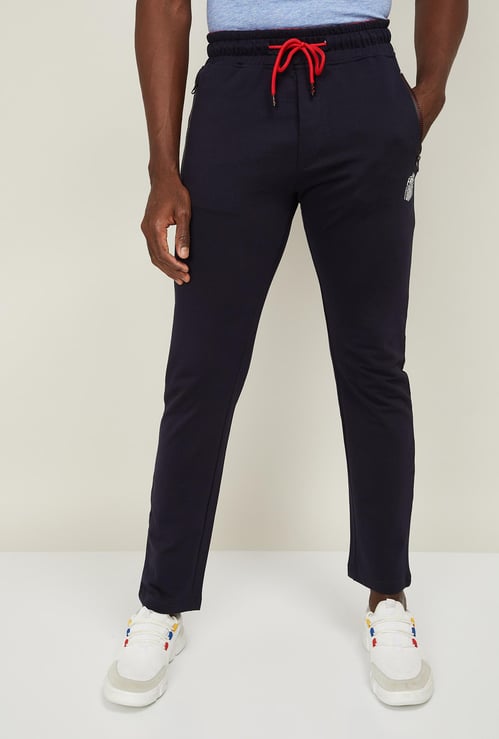 STATUS QUO Men Solid Elasticated Track Pants