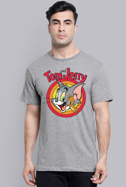 FREE AUTHORITY Men Printed Crew Neck T-shirt