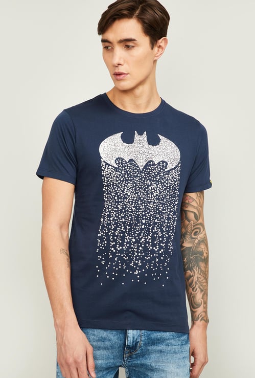 FREE AUTHORITY Men Printed Regular Fit Crew Neck T-shirt