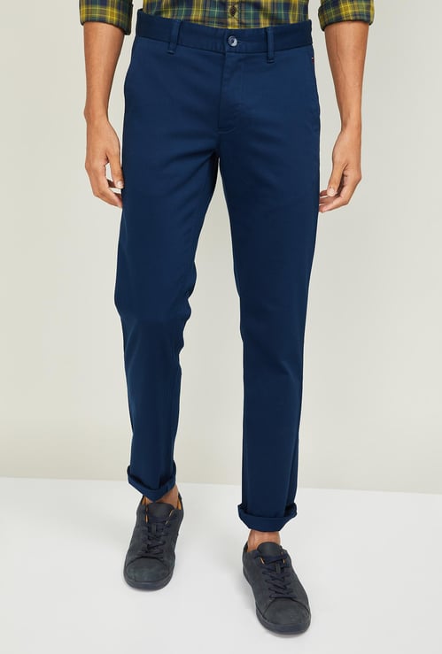 LP SPORT Men Solid Casual Trousers