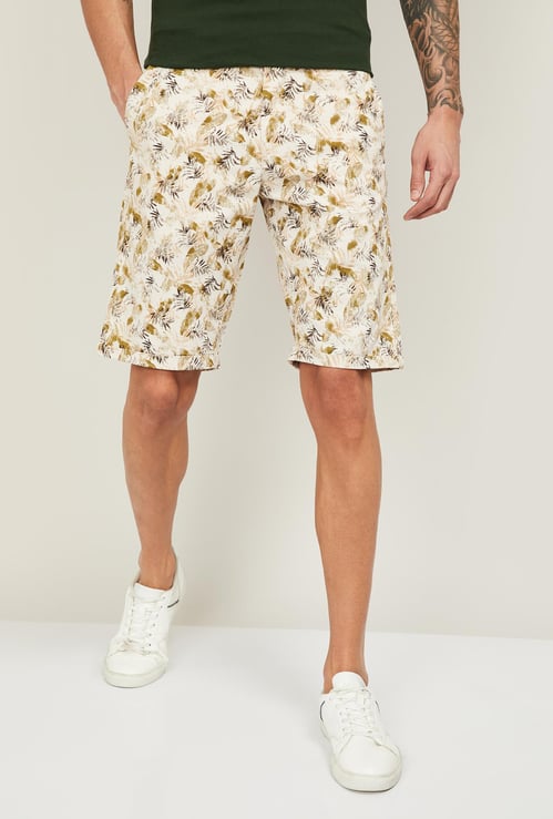 LP SPORT Men Floral Printed Casual Woven Shorts