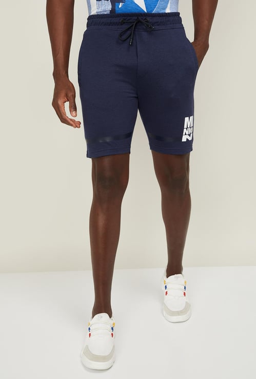 STATUS QUO Men Printed Elasticated Shorts