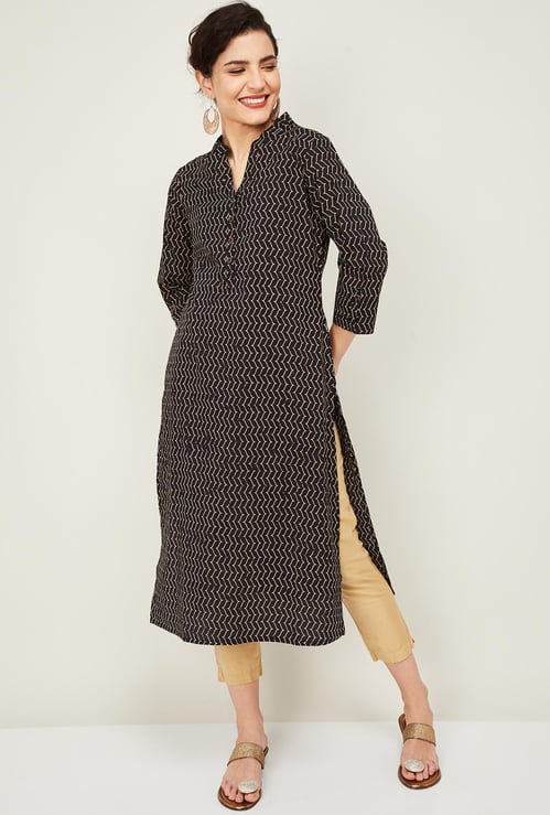 AMUKTI Women Printed Straight Kurta